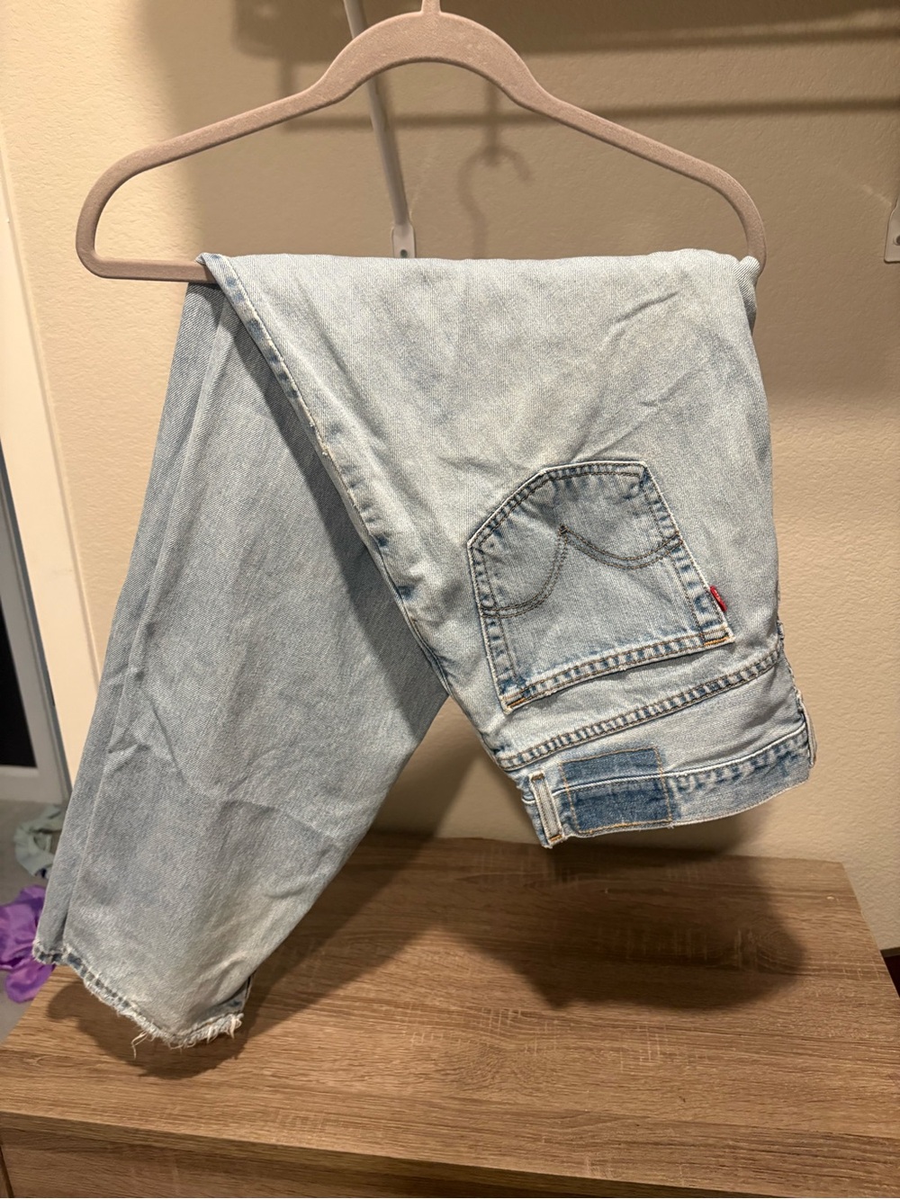 Levi's Light Blue Relaxed Jeans with Subtle Fading